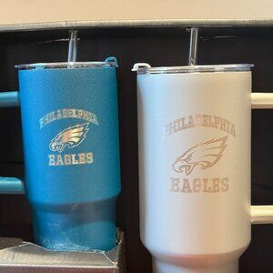 NFL TRAVEL TUMBLER SET - Eagles 2 In 1